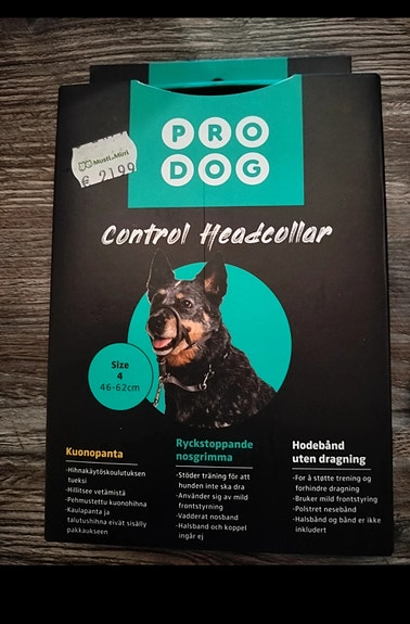 ProDog Control Headcollar kuonopanta koko 4 (46–62 cm)