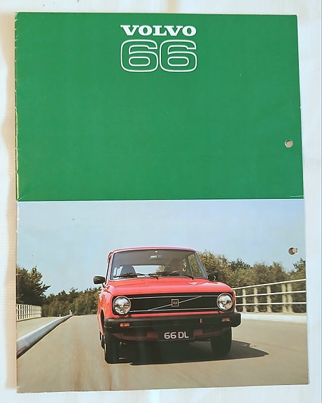 Volvo 66 myyntiesite 1976, DL/GL, Variomatic