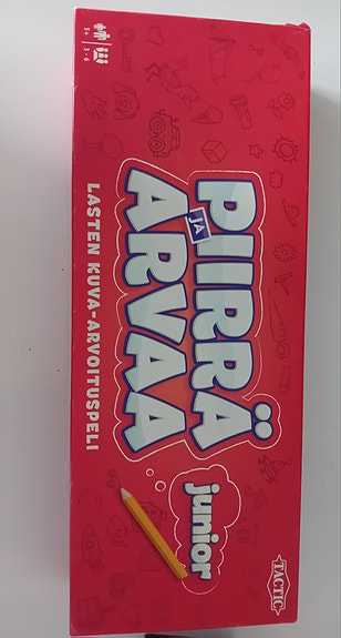 Piirrä ja arvaa junior-lautapeli