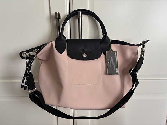 Uusi käyttämätön Longchamp Le Pliage Energy S Top -laukku värissä Nude