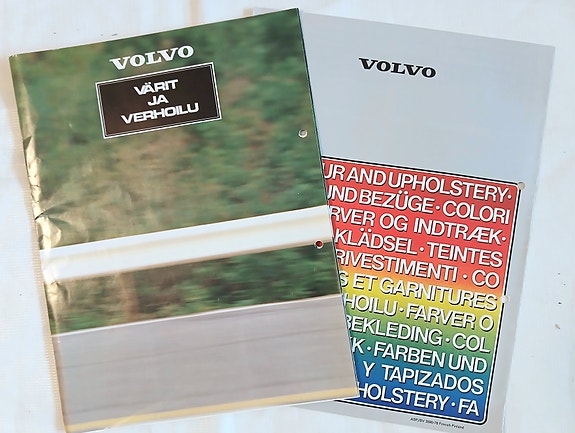 Volvo Värit ja verhoilu 1978 + 1981, 240/260, 340, 66