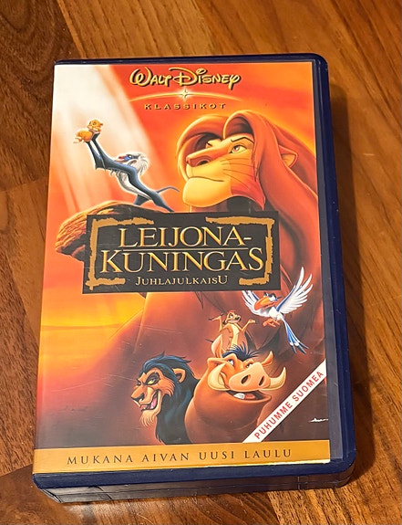 Disney Leijonakuningas VHS video