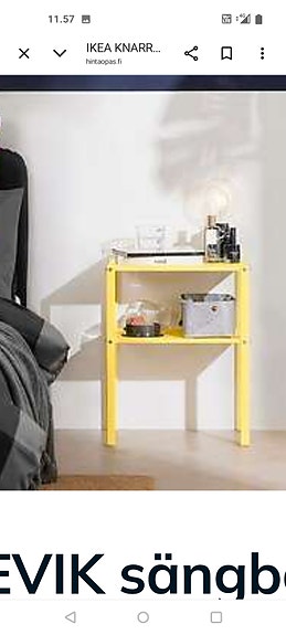 Ikea Knarrevik uudet yöpöydät 2kpl