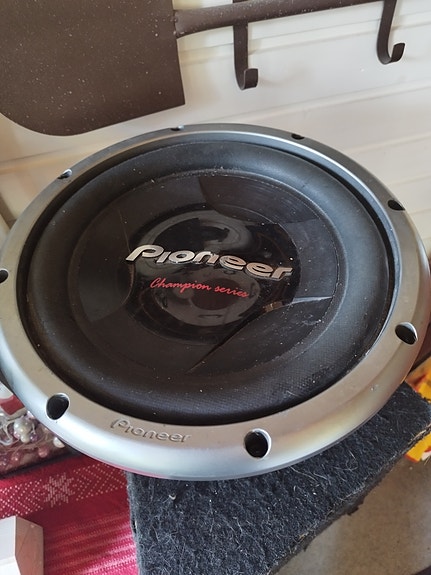 Pioneer TS-W308D4 Champion Series 12" subwoofer