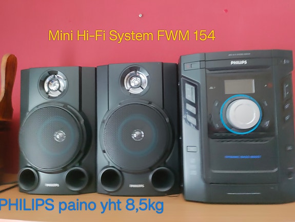 Philips FWM154 mini hifi -järjestelmä kaiuttimilla