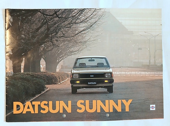 Datsun Sunny 120Y/140Y myyntiesite 1980, B310