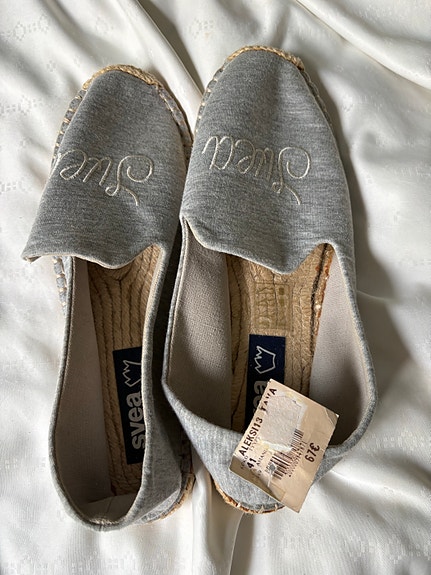 Svea espadrillot koko 41 harmaa