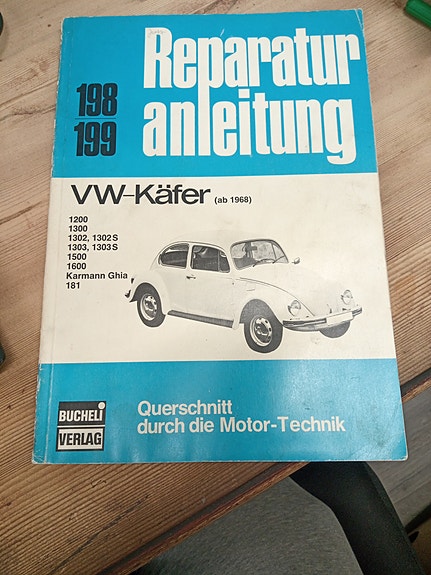 Volkswagen VW-Käfer korjausopas Buchli Verlag