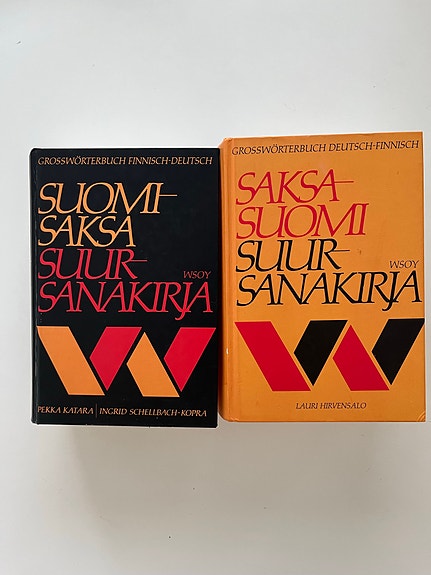Suomi–saksa ja saksa–suomi suursanakirjat