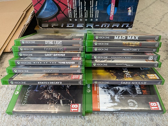 Xbox one pelejä