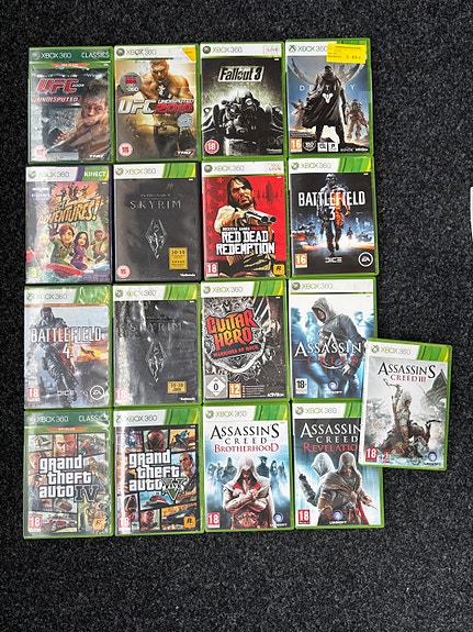 Pelikokoelma Xbox 360