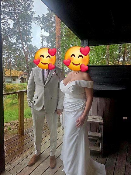 Zazabellan Luna hääpuku koko 46