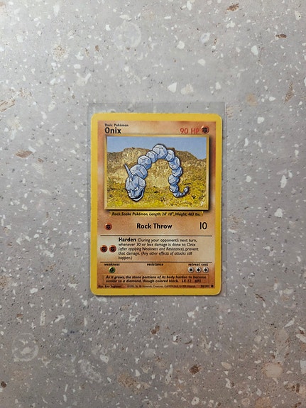Onix - Pokemon, Base Set