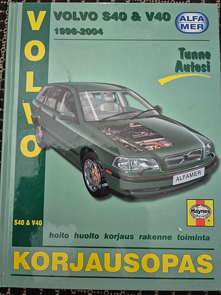 Alfamer Volvo S40 V40 korjausopas suomenkielinen