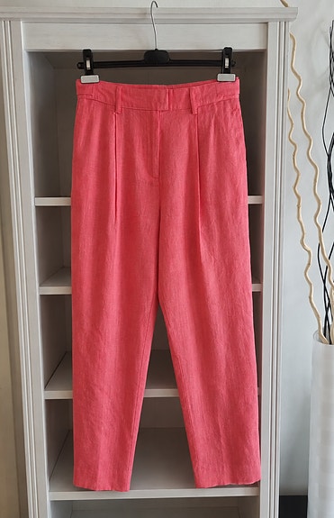 Pellavasekoite housut 38 / M koralli M&S Collection