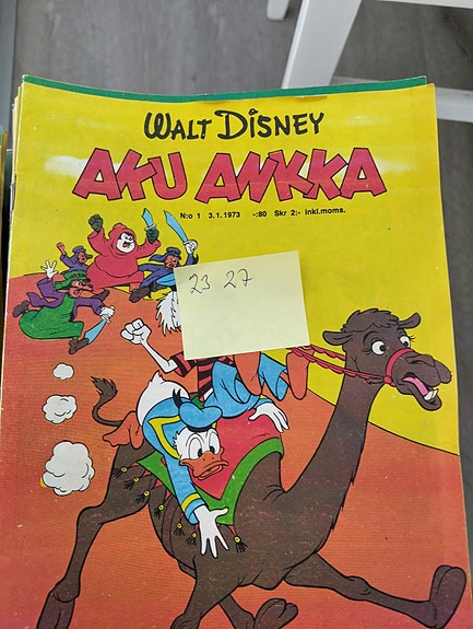 Aku Ankka vuodet 1972 ja 1973