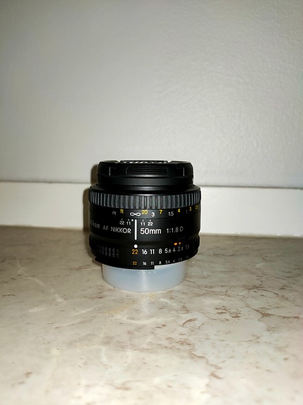 Nikon 50mm f/1.8 D AF Nikkor objektiivi