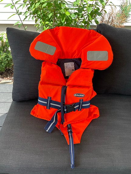 Baltic lasten pelastusliivi -15 kg oranssi