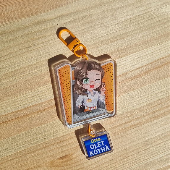 Otto-automaatti-kun akryyliavaimenperä