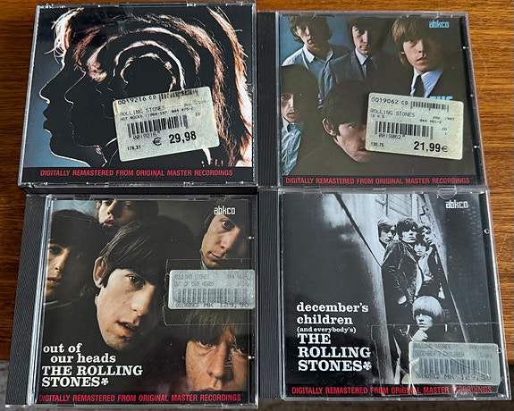 The Rolling Stones CD-levyt 4 kpl