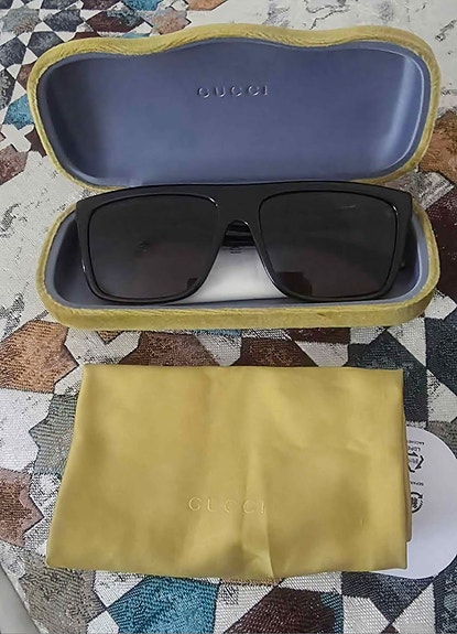 Gucci GG0748S miesten aurinkolasit musta