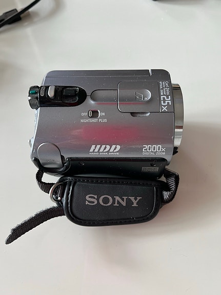 Sony HDD videokamera Carl Zeiss 25x zoom