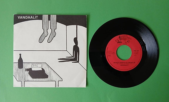 VANDAALIT: Heikot sortuu elontiellä / Onnen hylkäämä 7" (Poko Rekords, 1982)