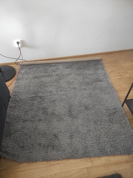 IKEA Hampen nukkamatto 133x195 cm harmaa