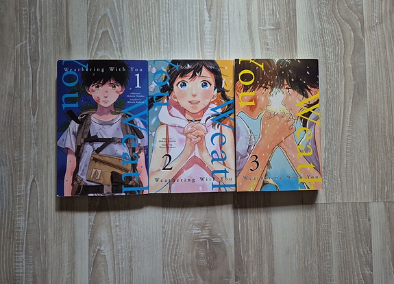Weathering With You manga 1–3 (suomi)