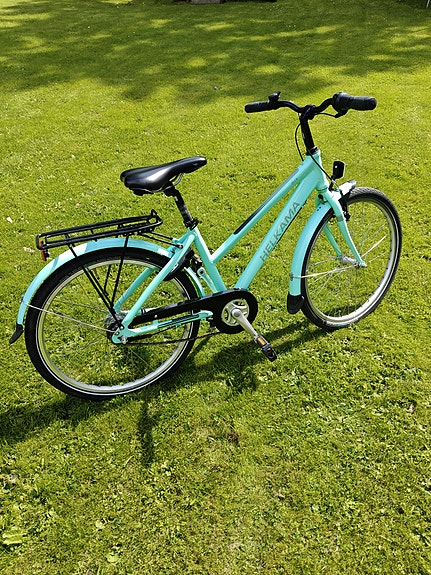 Helkama Ella 7-vaihteinen lasten polkupyörä 24" turkoosi