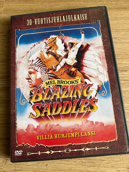 Blazing Saddles Villiä hurjempi länsi Mel Brooks DVD