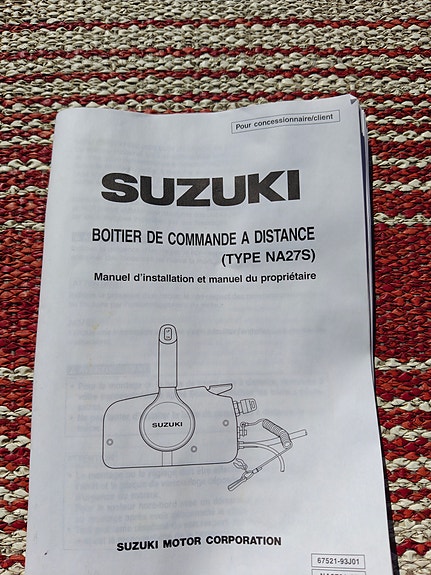 Suzuki NA27S kaukohallintalaite veneeseen