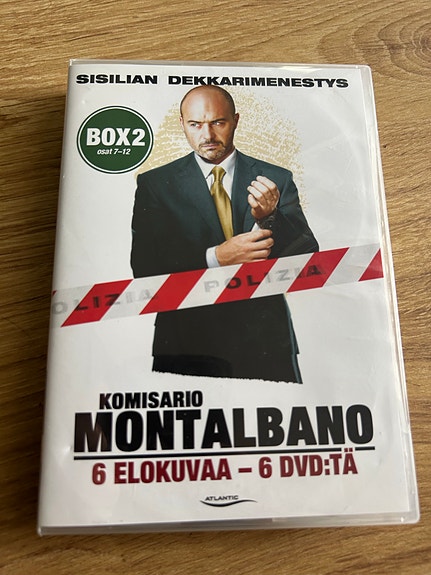 Komisario Montalbano Box 2 DVD-boksi (6 elokuvaa)