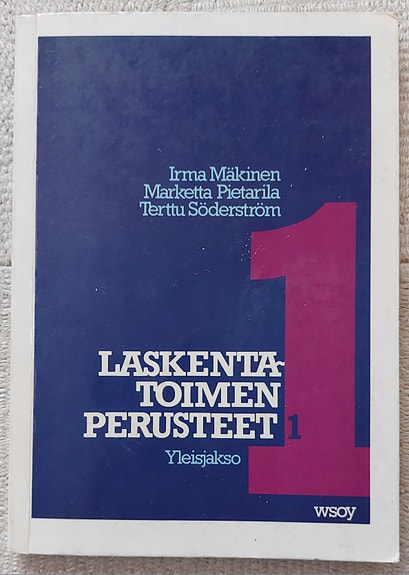 Laskentatoimen perusteet 1 - Yleisjakso  -oppikirja