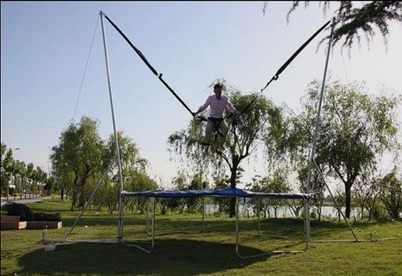 Atom sports trampoliinin benjisetti