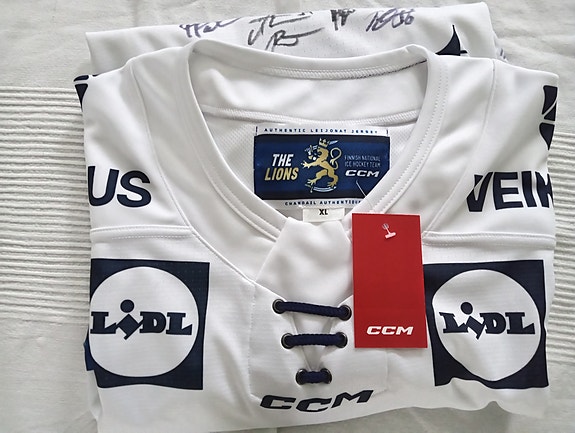 CCM The Lions Leijonat jääkiekkopelipaita XL valkoinen