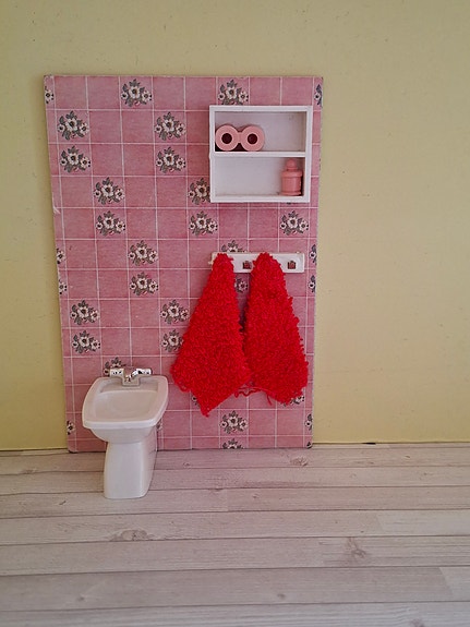 Lundby vintage kylpyhuoneen kaluste