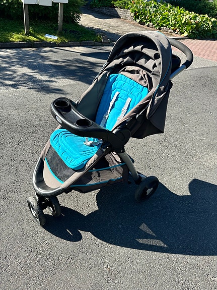 Graco lastenrattaat harmaa–turkoosi