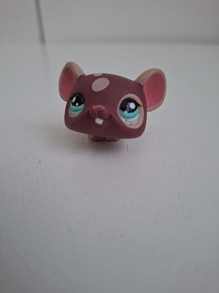 Littlest Pet Shop hiiri figuuri ruskea