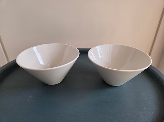 Iittala valkoiset Koko-kulhot (S) (2 kpl)