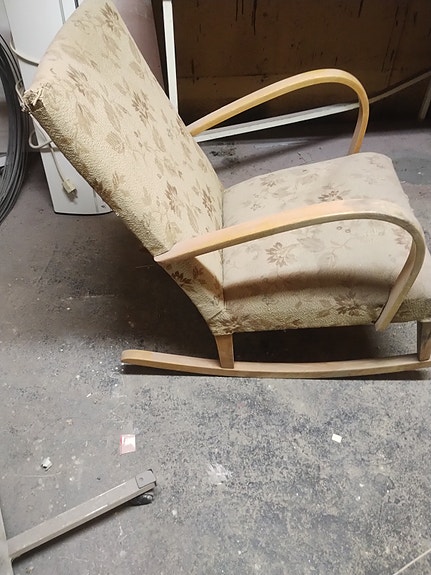 Retro keinutuoli tuhat yhdeksän sataa luvulta