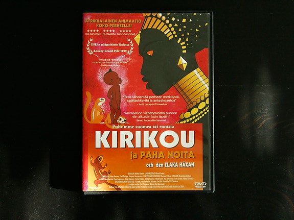 Kirikou ja paha noita DVD piirretty elokuva