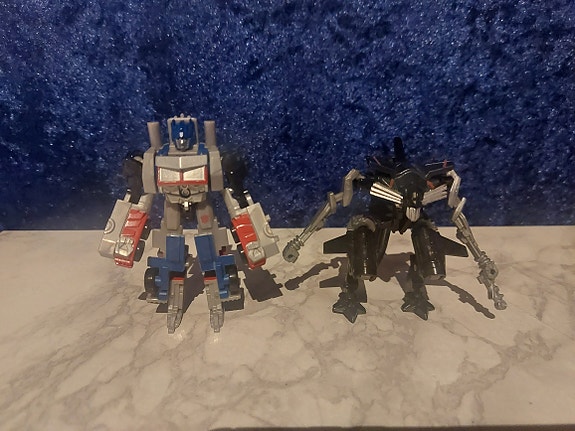 Transformers Revenge of the fallen Legends class Optimus ja Jetfire
