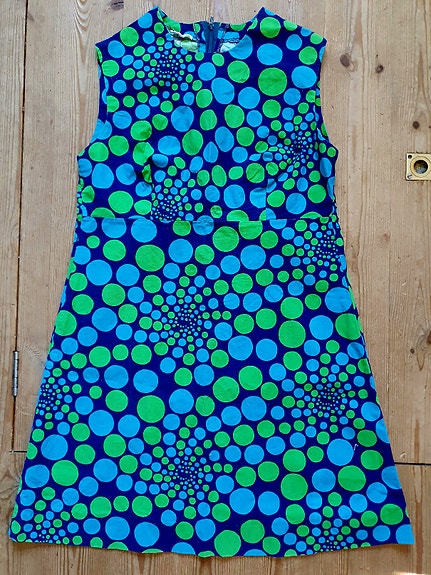 Millamekko 60-luku retro vintage a-linja minimekko koko 36