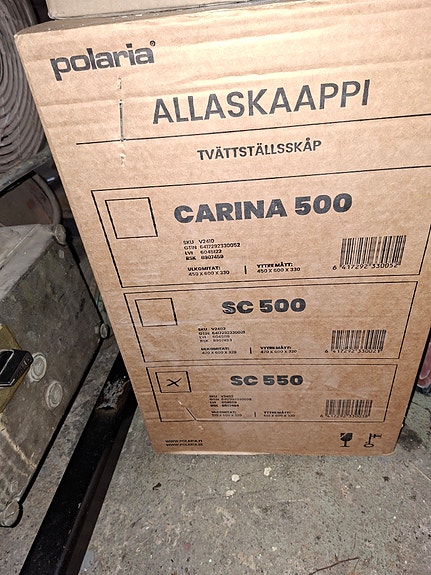Polaria allaskaappi ja allas SC 550