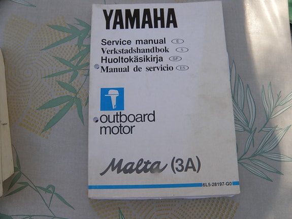 Yamaha Malta ( 3A ) perämoottorin huolto / korjaamo käsikirja.