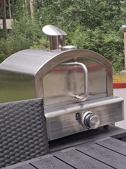 Ruostumaton teräs pizzauuni