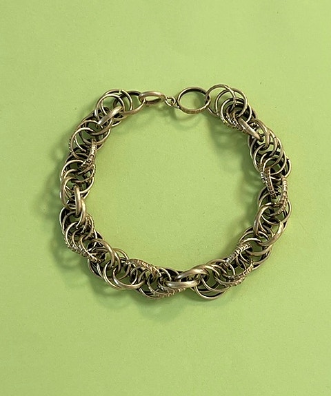Kalevala Koru, Setukaisten kääty, pronssi rannekoru, 21 cm