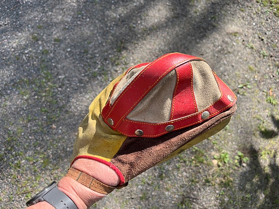 Vintage pesäpalloräpylä vasen käsi