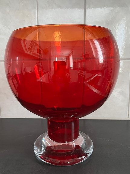 Iittala punainen boolimalja